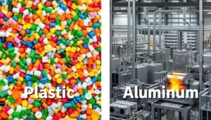 est-il moins cher de créer un produit en plastique ou en aluminium