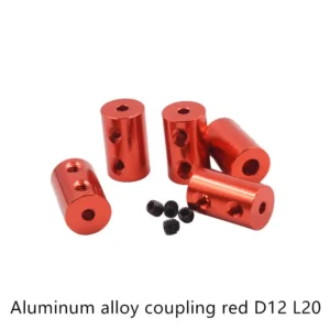 CNC Aluminum Alloy Coupling Diameter 12mm Length 20 3D Printer Parts