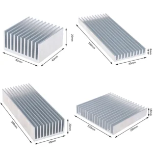 Aluminum Alloy Electronic Radiator Dense Teeth Heatsink Cooling Pad Extruded