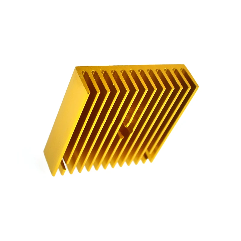 Gold 3D printer accessories 40 × forty × 11 heatsink MK7, MK8 extruder universal gold - Image 5