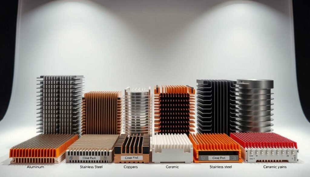 Comparación de materiales de disipadores de calor Comparación de materiales de disipadores de calor