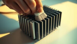 How to clean heat sink