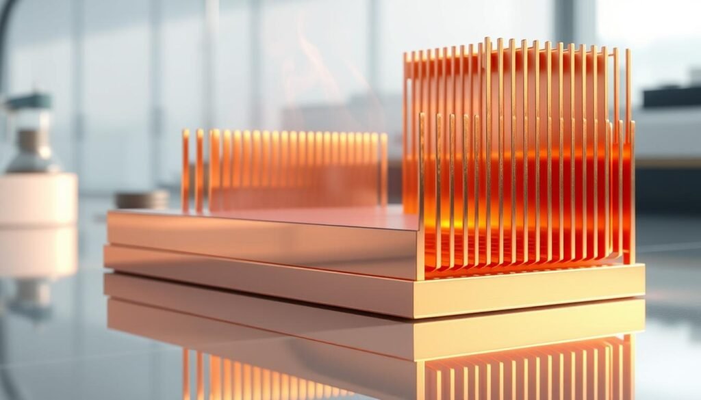 خصائص مبرد الحرارة النحاسي