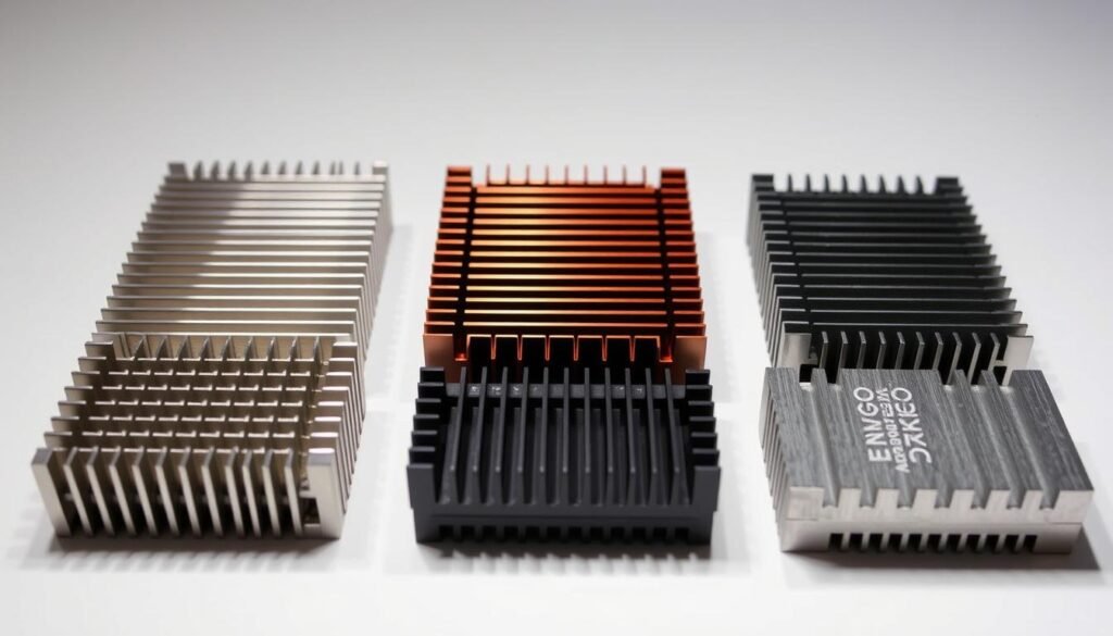 Confronto dei materiali dei dissipatori di calore