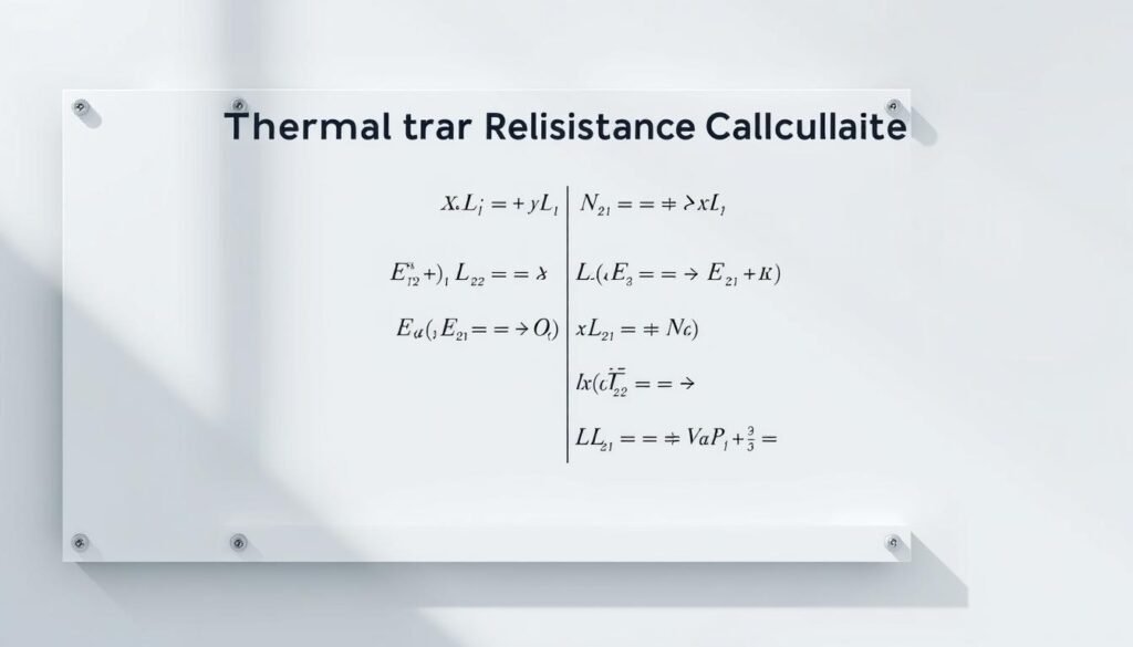 معادلات حساب المقاومة الحرارية معادلات حساب المقاومة الحرارية