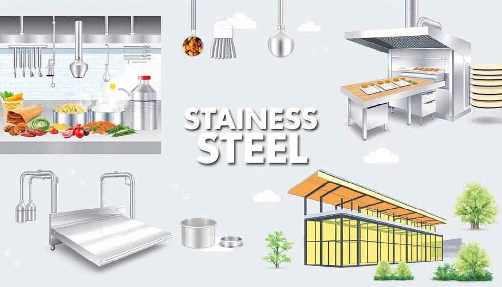 applicazioni industriali in acciaio inossidabile