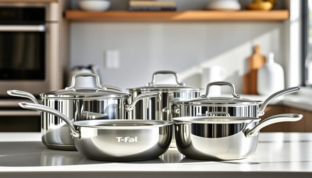 T-fal Pro Tri-Ply Stainless Steel Cookware