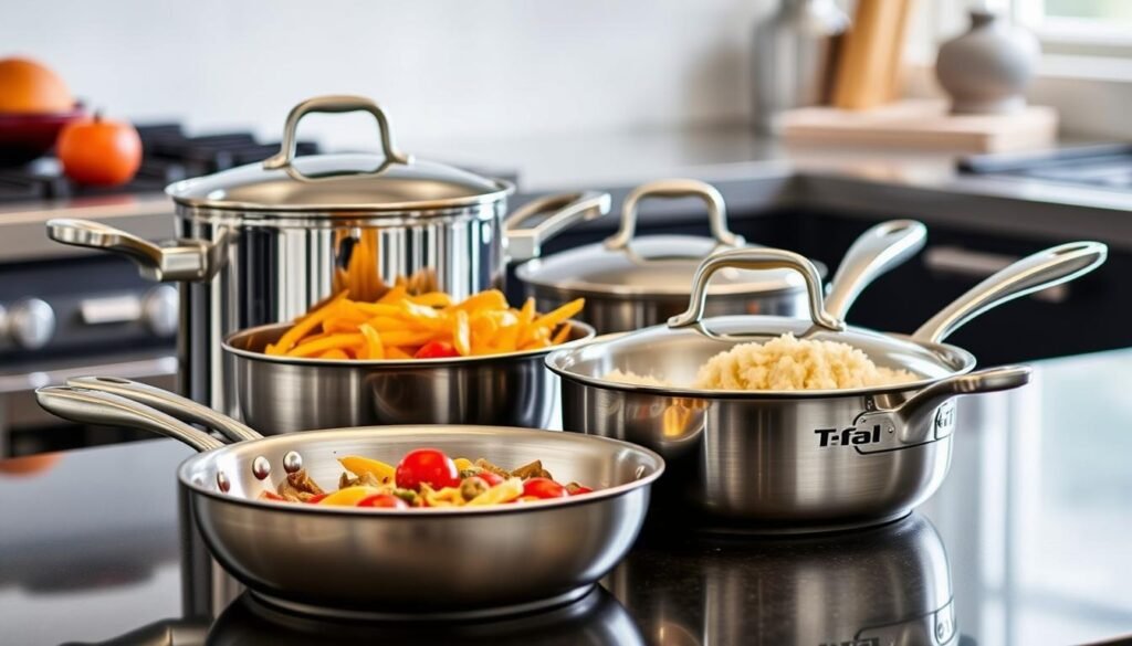 T-fal stainless steel cookware performance
