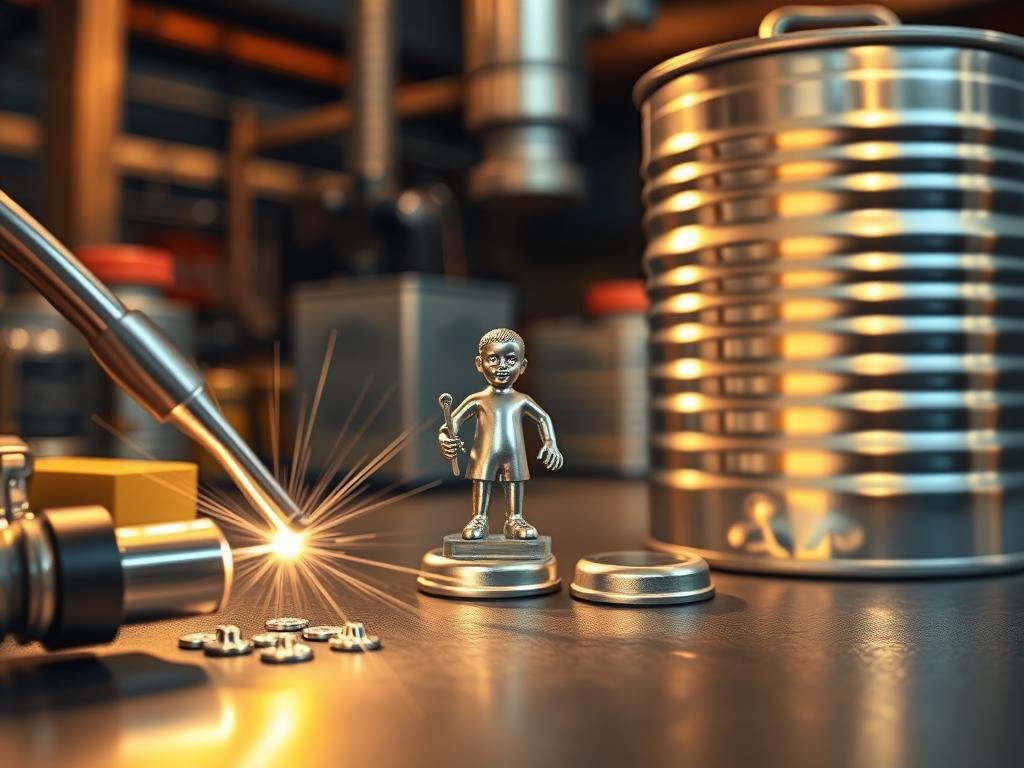 Tin's low melting point applications