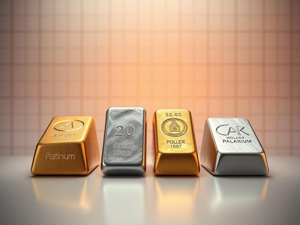 confronto di densità dei metalli preziosi