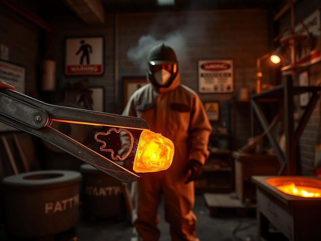 molten copper safety