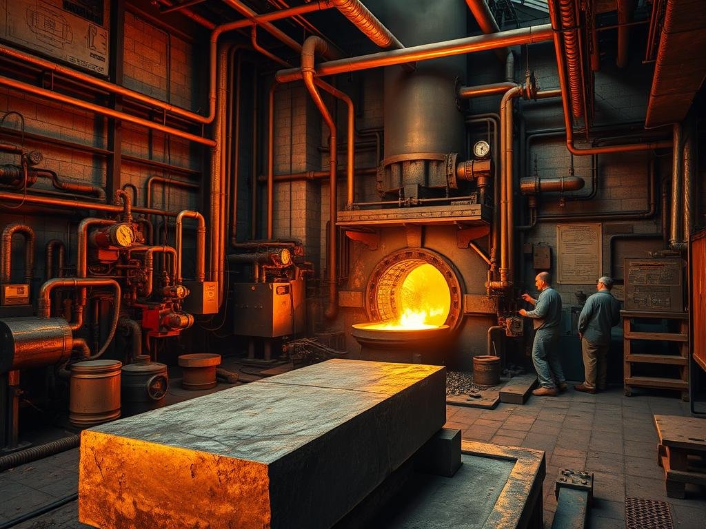 temperature management in casting process