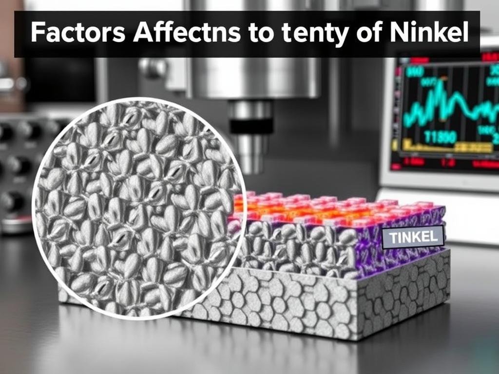 nickel density temperature effects
